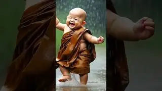 Cute Baby Monk😍❤️ Cute WhatsApp Status#cute#baby#babymonk#aibaby#ai#explore #entertainment#ytshorts