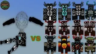 King Null vs Warden Plus (Warden's) | Minecraft Bedrock | MobBattle