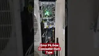Gree Aircon Error P6 Replace Main Board PCB Outdoor #shorts #viralshorts #greeairconditioner