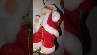 Christmas electric Santa Claus climbing rope with music toys eclectic climb up down xmas