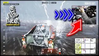 Ford Raptor Cross country RST1+ / Dakar Desert Rally Wheel + H-shifter gameplay PS5 PC Thrustmaster