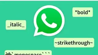 How to format text in WhatsApp l Bold, Italic and strike through
