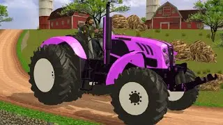 tractor trolley offroad Driving / Cargo Tractor Trolley Simulator Farming Game 2021 - tractor game