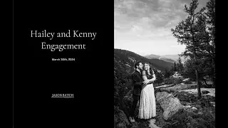 Hailey and Kenny Engagement | Colorado Mountain Engagement Photos | Creative Snow Portraits