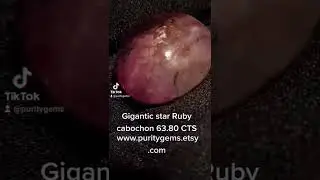 Gigantic star Ruby cabochon 63.80 CTS www.puritygems.etsy.com