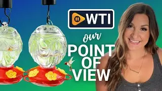 JALAMWANG Glass Hummingbird Feeders | Our Point Of View