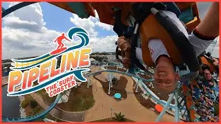 PIPELINE POV & OFF-RIDE | SEAWWORLD ORLANDO SURF COASTER