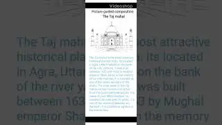 class 10th picture guided composition the Taj mahal