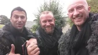 Me with Game of Thrones Ross O'Hennessy and Unleashes Silvio Simac on KNIGHTS OF THE DAMNED