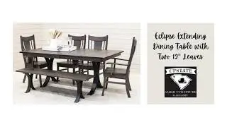 Eclipse Extending Dining Table with Two 12