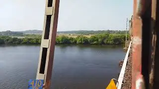 Train bridge🌉 view in goa #goa #trending #video