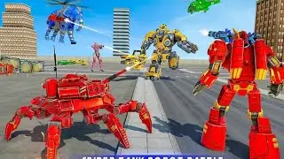 Spider Tank Robot Game Transform - Android Gameplay