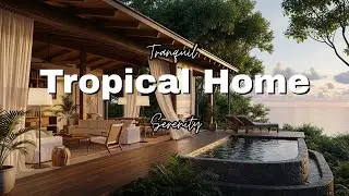 Inside A Tranquil Tropical Home&ndash; Blending Serenity & Refined Living