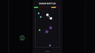 CHAOS BATTLE - WHO CAN ESCAPE IT FIRST? #simulation #physics #asmr