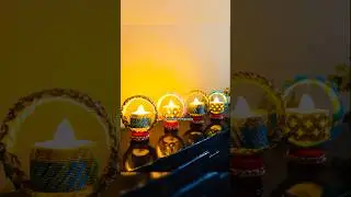 OLD BANGLES CONVERT TEALIGHT CANDLE HOLDER FOR DIWALI DECORATION IDEAS/DIY STAND#diy #youtubeshorts