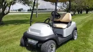 Silver Bullet Golf Cart Club Car Precedent Electric With Custom Paint