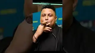 Ronaldo Nazario Smokes Cigar #funny #comedy #humor #food #memes