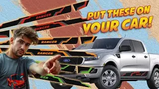 Ford Ranger vehicle car Stripe kit graphic decal video