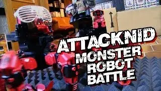 Attacknid Combat Creatures - MONSTER ROBOT BATTLE - Live Fighting Match - Spider Tank Mark 6