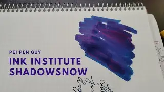 Ink Institute Shadowsnow Fountain Pen Ink.