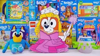 99 Minutes of Satisfying ASMR Unboxing | Adorable Mystery Princess Bingo Box & Bluey Plush
