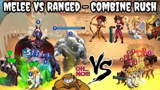 Castle Crush 💥 MELEE troops 'VS