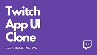 Twitch App UI Clone | Part 1 | Setting Up and Bottom navigation | React Native | 2022