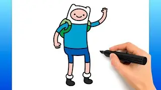 How To Draw Finn The Human (Easy Drawing Tutorial)