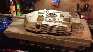 Модернизация батареи для радиоуправляемого танка Abrams 21-го века в масштабе 1:9