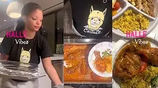 Halle Bailey Cooks Homemade Smothered Chicken 😋❤️ 