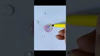 Little panda🐼#art #shorts #artist #short #panda #drawing #bubble #water #drop #easypainting #pencil