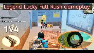 PISTOL CLACH😤 1V4 ON GUN😤 LEGEND LUCKY😱 Rush gameplay😭 1v4 clach🔥