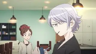 Komi Can't Communicate (Dub) - Komi, Tadano, and Najimi passing out flyers