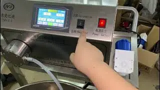 Trolley type wax warming and filling machine for candle making