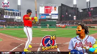 MLB The Show 24 Atlanta Braves vs S. D. Padres | Series | Ronald Acuña Jr. - Franchise Mode #16 PS5