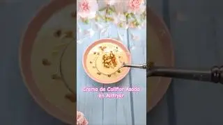Crema de Coliflor Asada en Airfryer