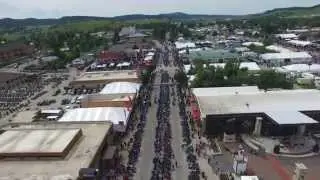 2015 Sturgis Motorcycle Rally: 4K Drone Footage from Above