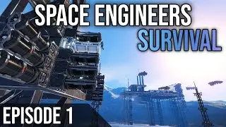 Space Engineers EP 1 ► Survivre dans la neige apr&egrave;s un crash