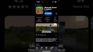 How to download minecraft game in Appstore #minecraft #gaming #games