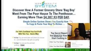 Web Wealth System Review $100 in One Day!