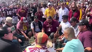 Central Michigan football traditions day SCIT #culture #football #nativeamerican #indigenous #drum