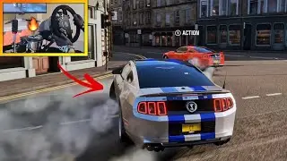 Mustang Shelby GT500 DRIFT BATTLE! (Steering Wheel + Pro Pedals) | Forza Horizon 4 Gameplay