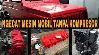 Nge cat mesin mobil tanpa kompresor pakai samurai paint | suzuki jimny