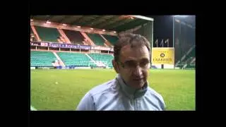Pat Fenlon on Hibernian 1 Celtic 0