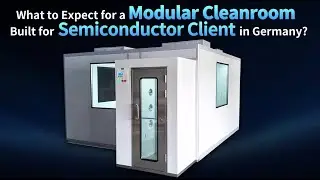 ISO 6 Modular Cleanroom for Semiconductor Industry | Airkey Turnkey Solution in Germany