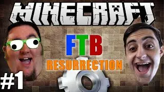 Minecraft FTB Resurrection! With Bacon Donut And Giant Waffle!