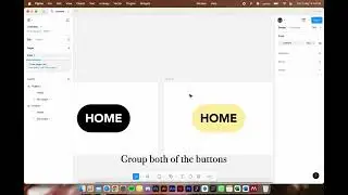 Interface Design (DMM21303) | Interactive Hover Button (Figma Tutorial)
