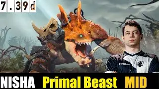 🤯 NISHA[Primal Beast] MID 7.39D - DOTA 2 HIGHEST MMR MATCH#dota2   #dota2gameplay   #nisha