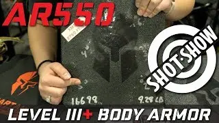 SHOT Show 2019 - NIJ Certified AR550 Body Armor Plate by Spartan Armor Systems