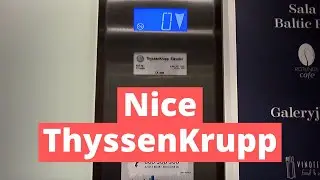 2009 ThyssenKrupp MRL traction elevator/lift in Sopot PL